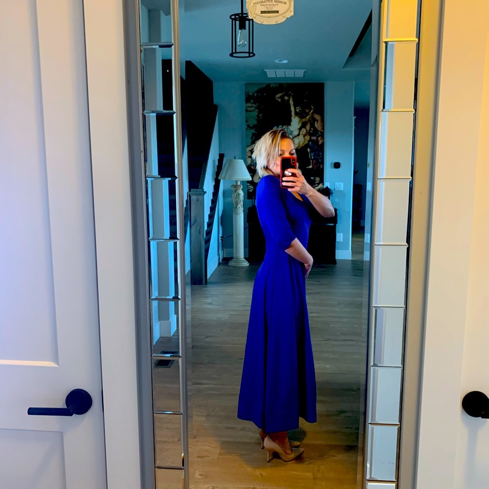 Long Blue Dress